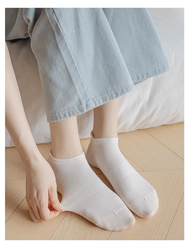 Plain Ankle Socks Set