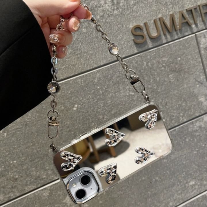 Mirrored Heart Phone Case