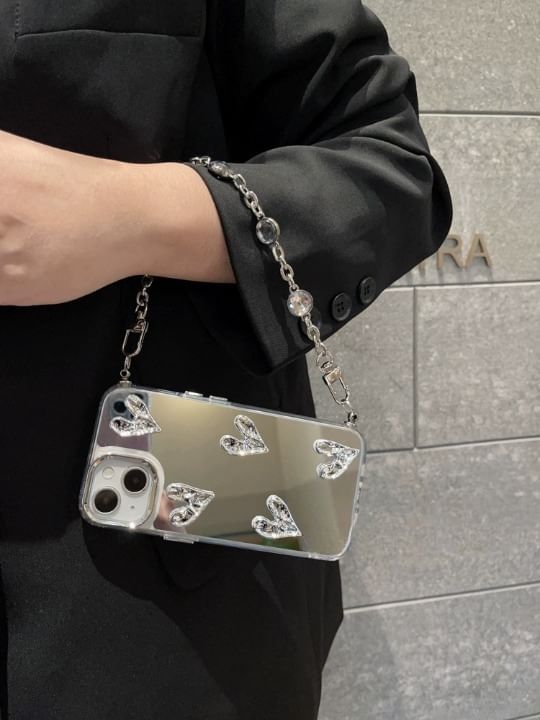 Mirrored Heart Phone Case