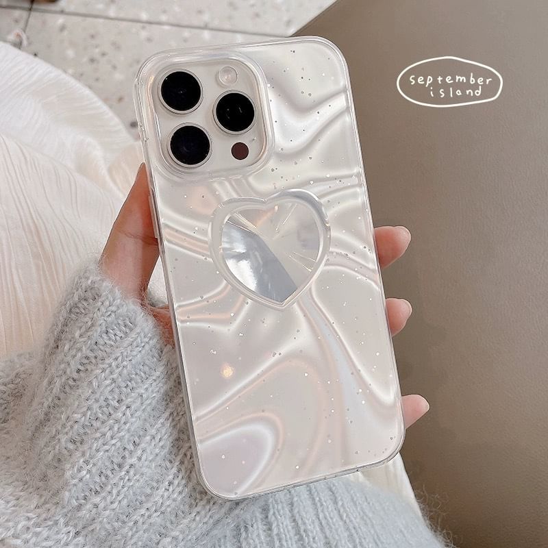 Phone Case Holographic Heart