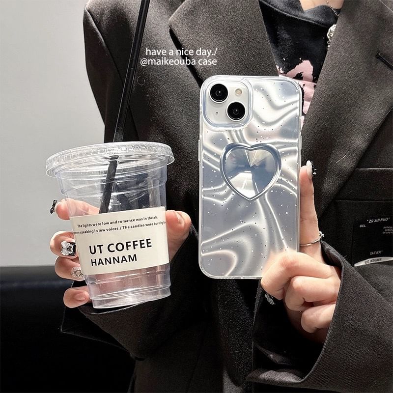 Phone Case Holographic Heart