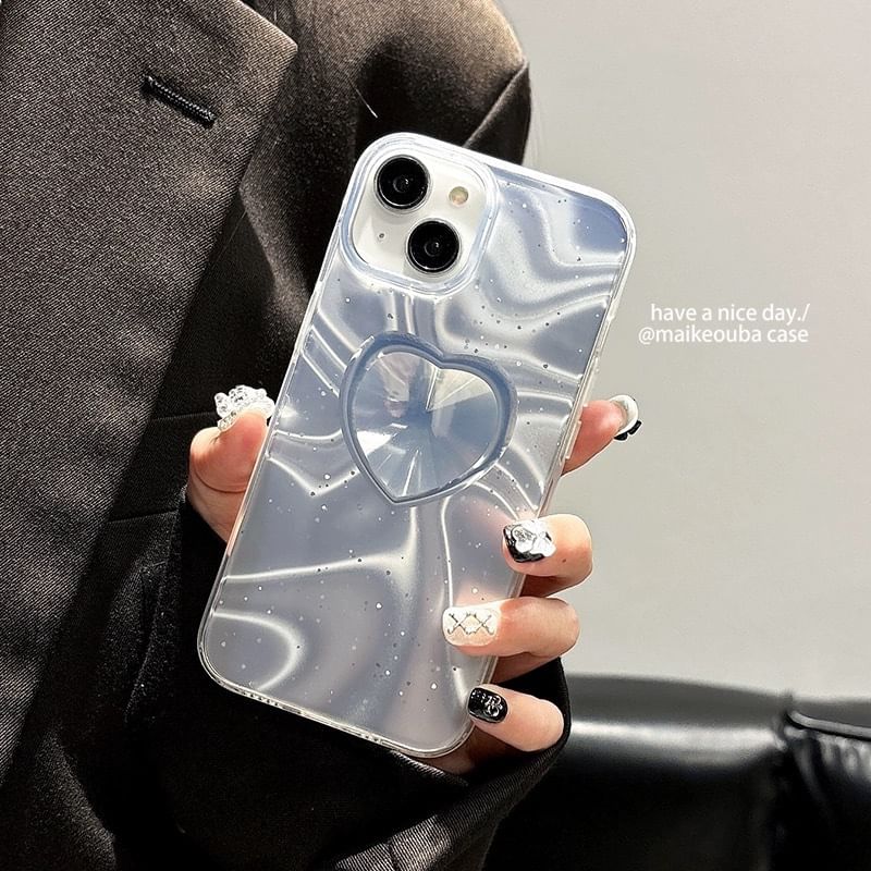 Phone Case Holographic Heart