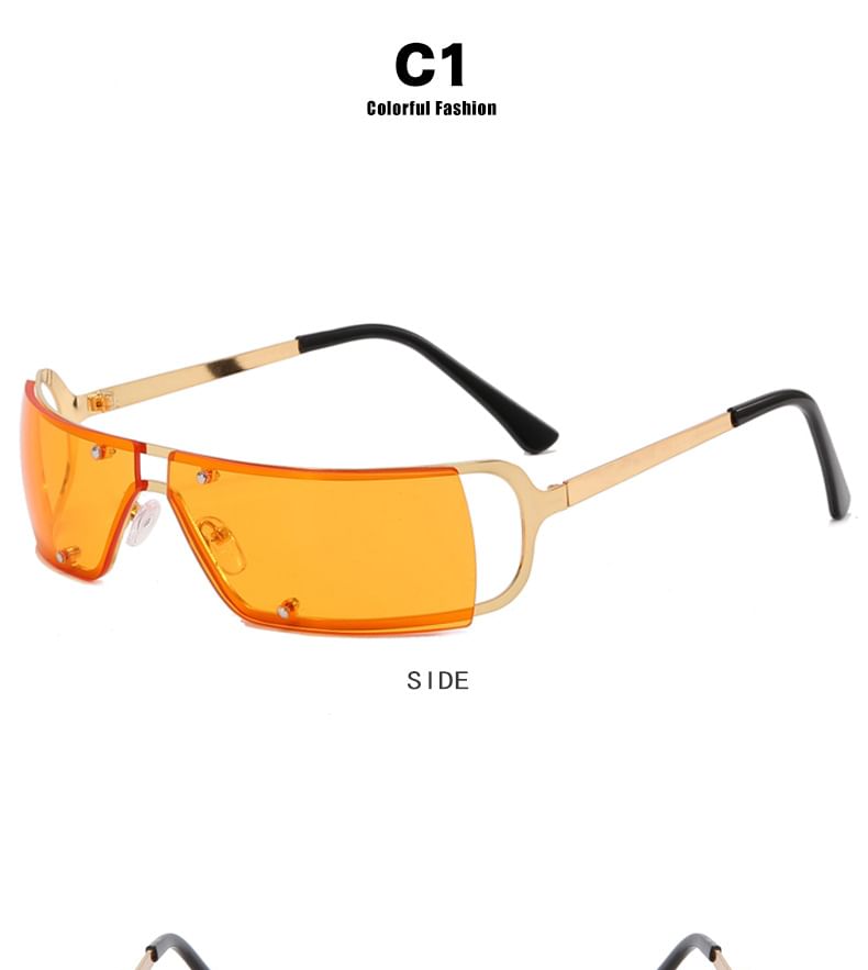 Sunglasses Metallic Frame