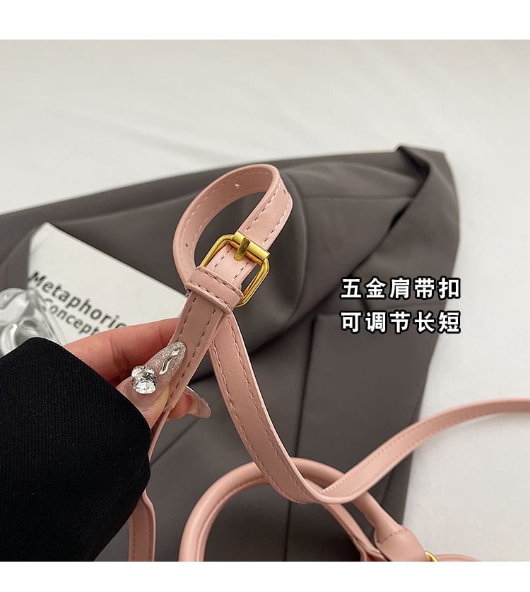 Croc Bag Handle Crossbody Top Grain