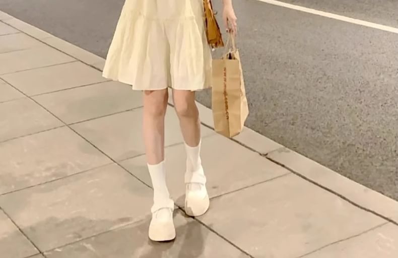 Sleeveless Plain Sundress