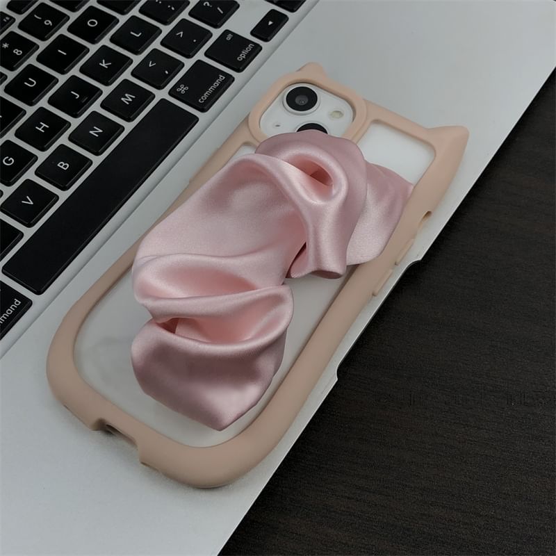 Phone Scrunchie Cat Ear Case