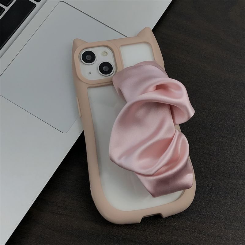 Phone Scrunchie Cat Ear Case