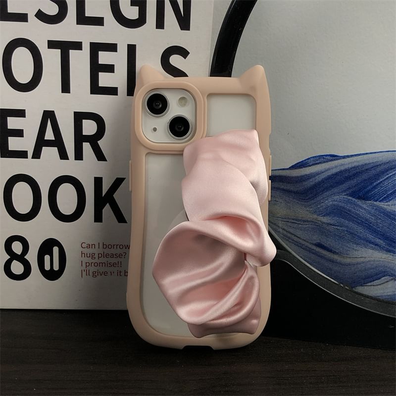 Phone Scrunchie Cat Ear Case