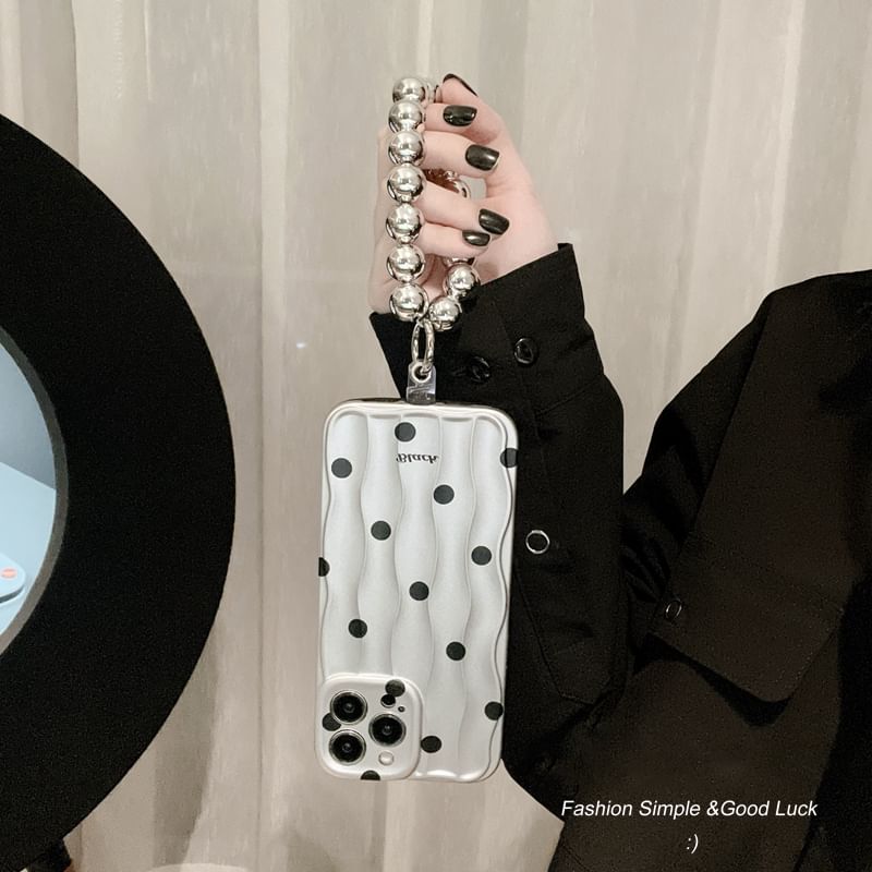 Phone Polka Strap Dot Case