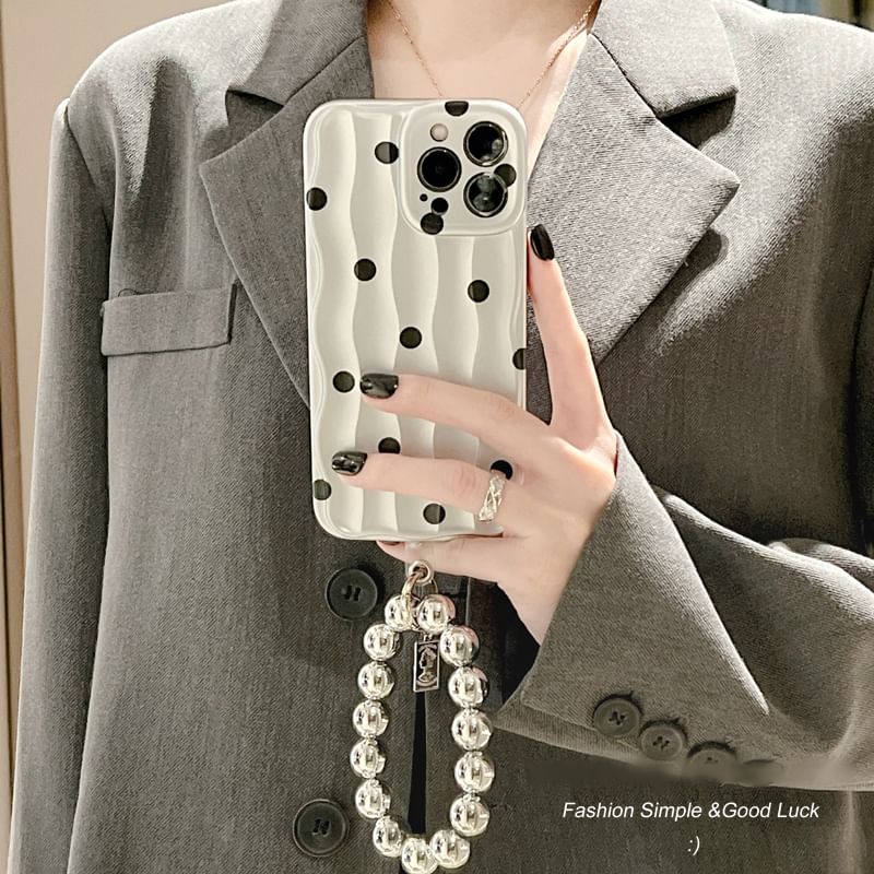 Phone Polka Strap Dot Case