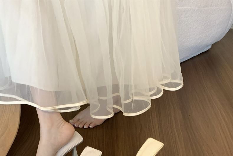 Cross Slide Strap High Sandals Heel