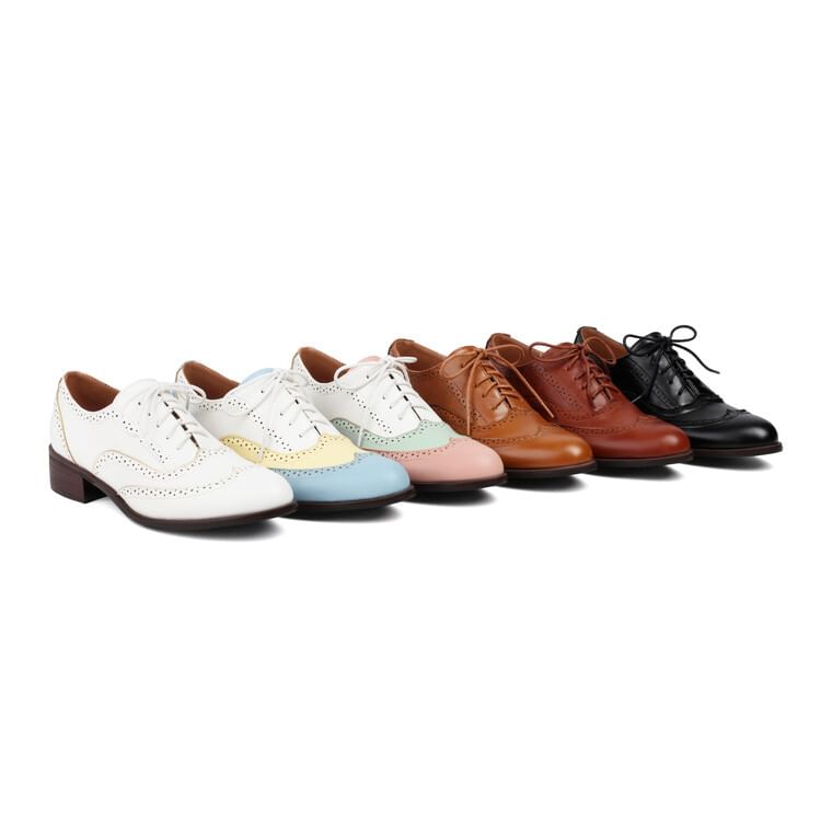 Oxford Lace-Up Shoes Brogue