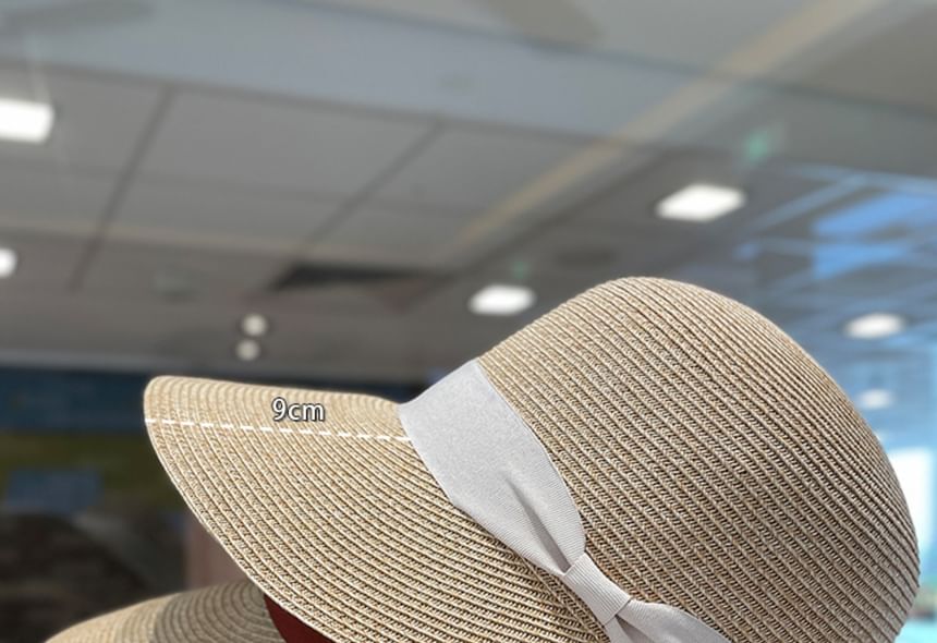 Sun Bow Hat Straw