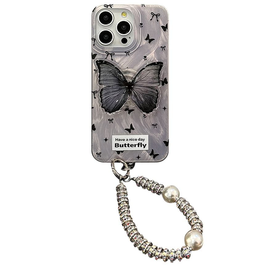 Set Butterfly / Phone Strap Case
