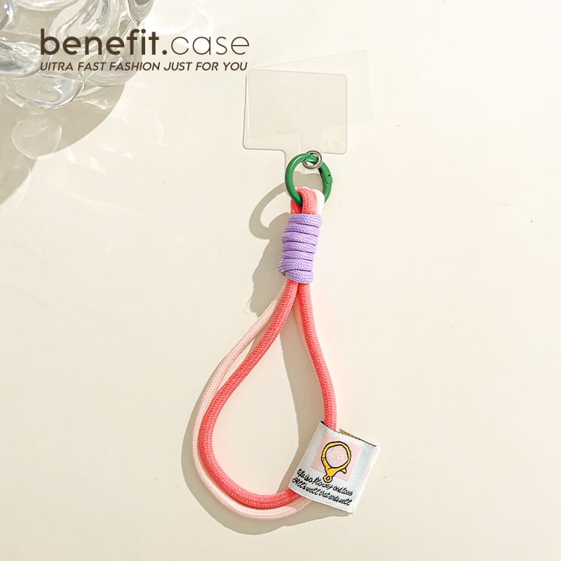 Two-Tone Applique Phone Strap