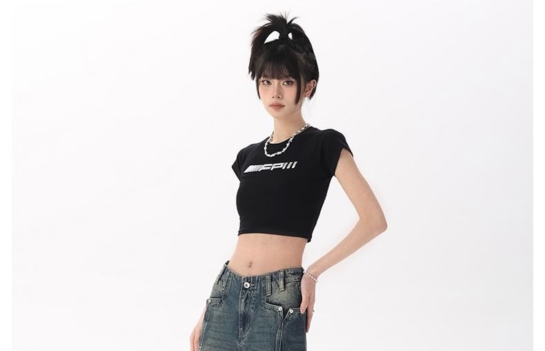 Shorts Mid Denim Washed Rise