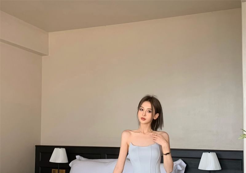 Skorts Plain Bustier / Top