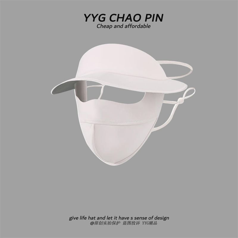 Cover Brim with Protection Face Plain Sun