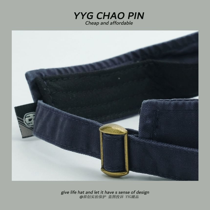 Visor Sun Lettering Embroidered