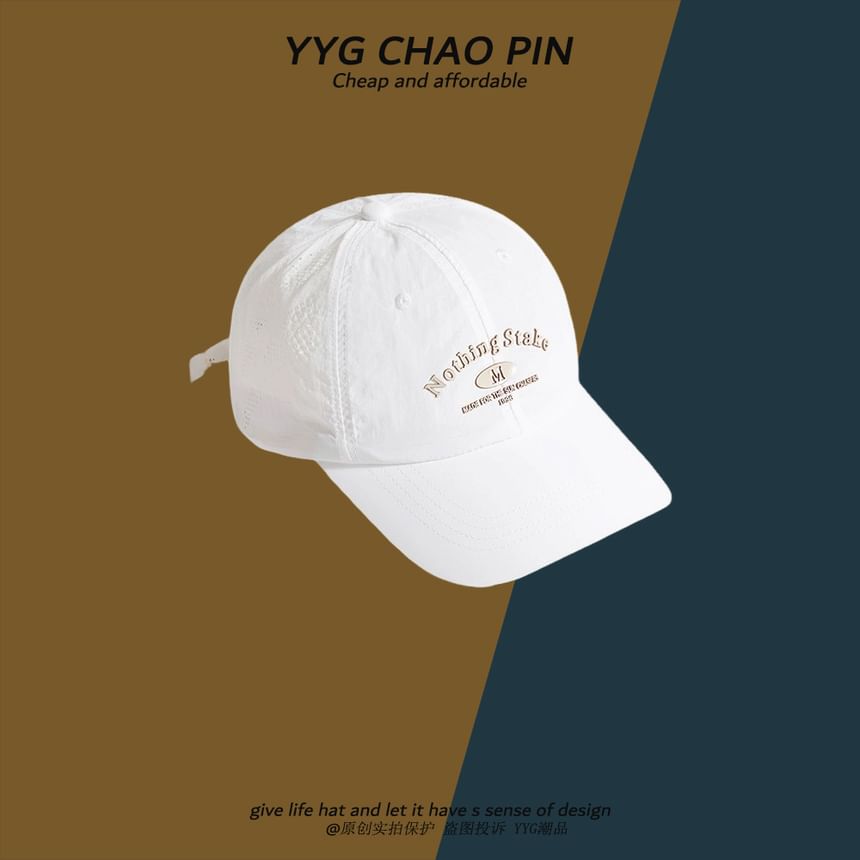 Lettering Print Cap Baseball