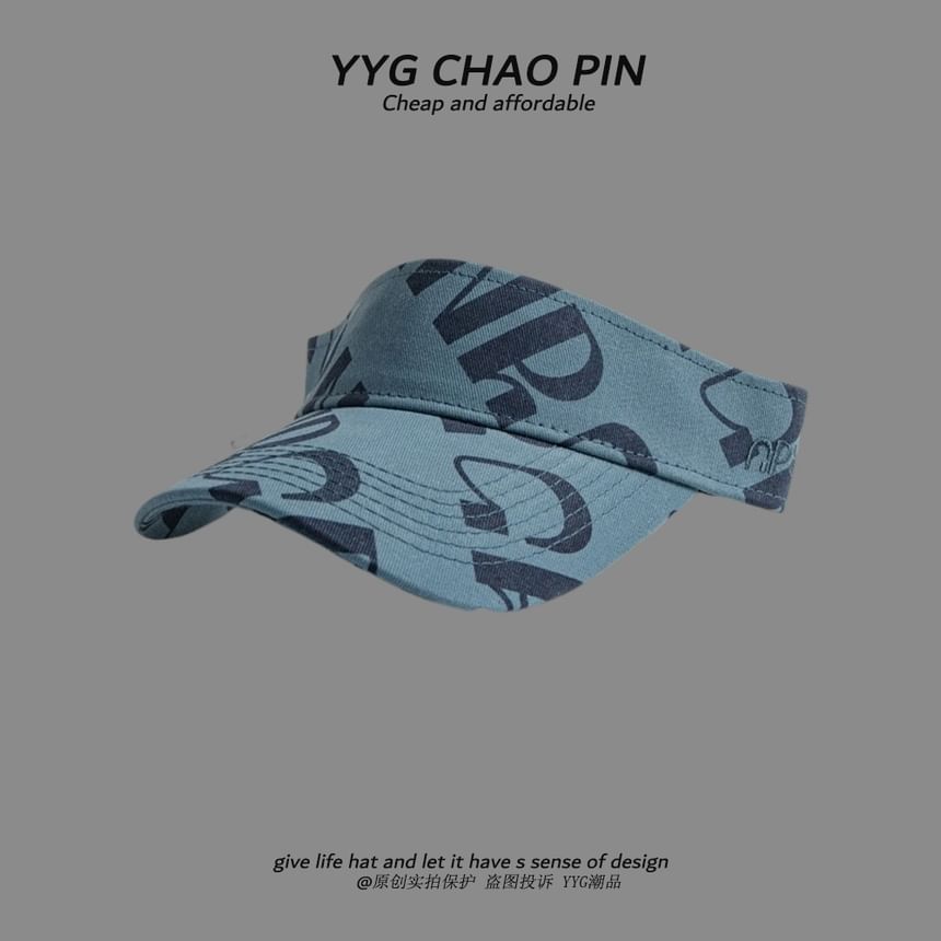 Sun Lettering Visor Print