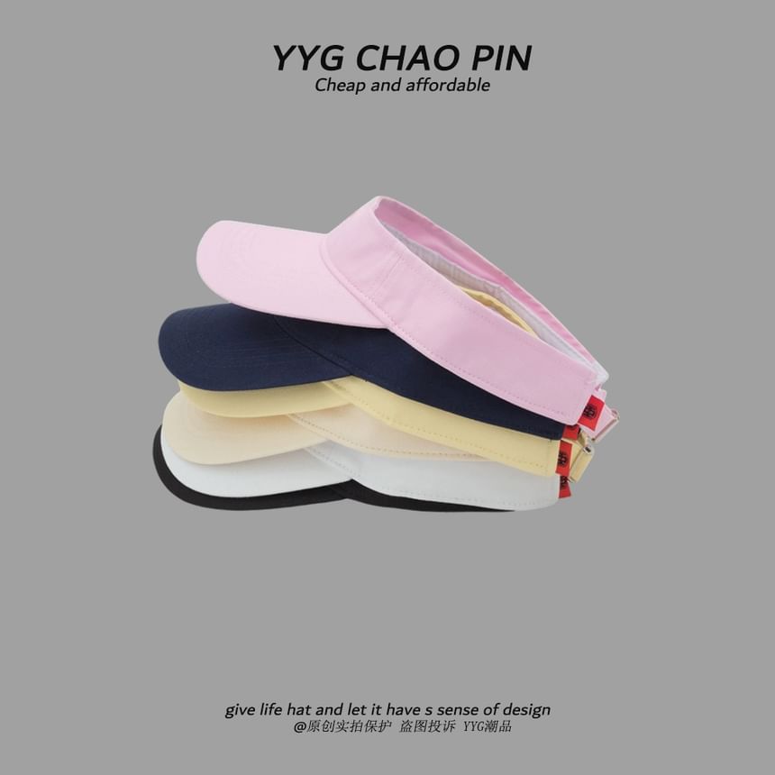 Sun Embroidered Visor Bow