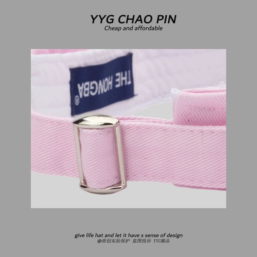 Sun Embroidered Visor Bow