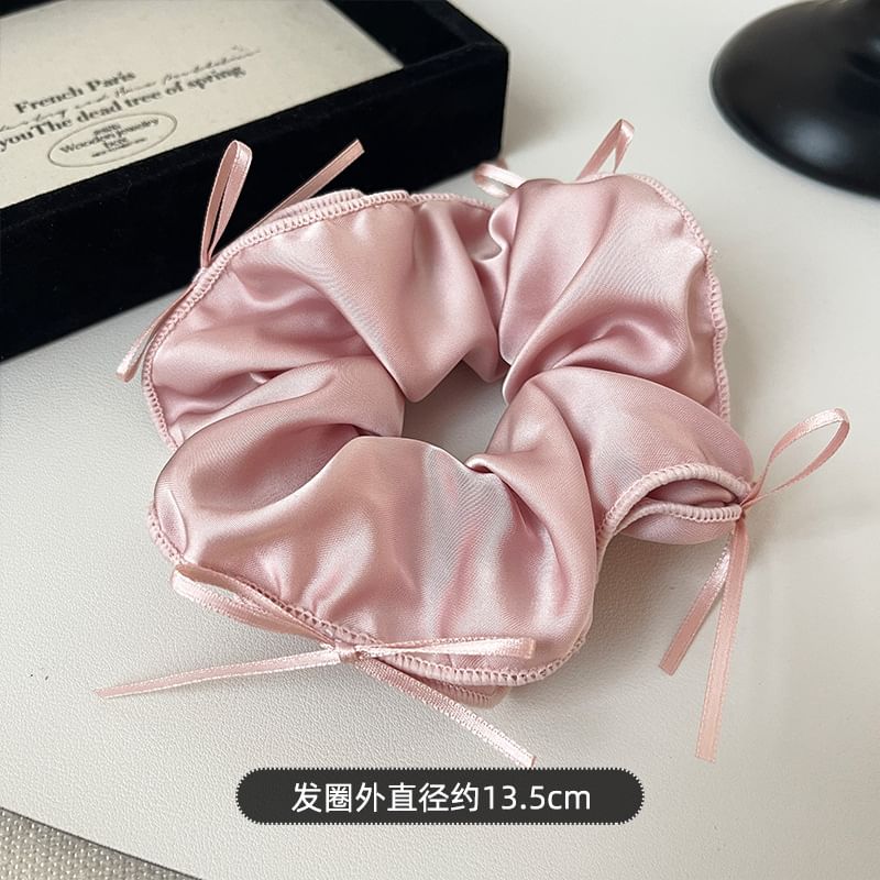 Bow Fabric Scrunchie