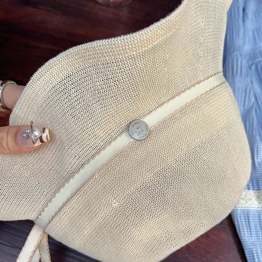 Hat Cotton Linen Bucket Ruffle