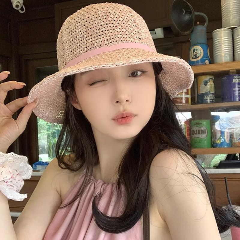 Bucket Straw Hat