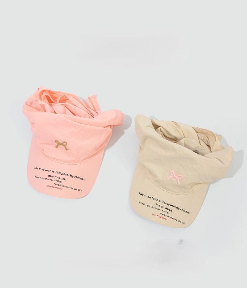 Quick Bow Cap Embroidered Dry