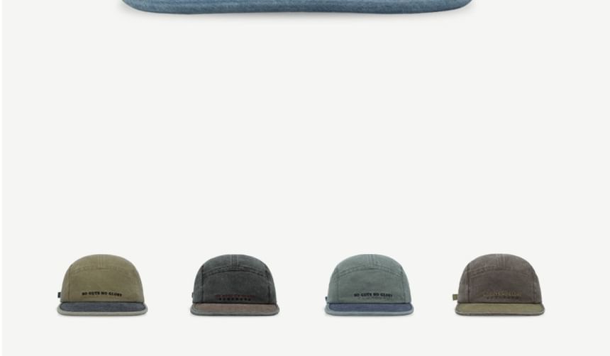 Cap 5 Panel Lettering Embroidered