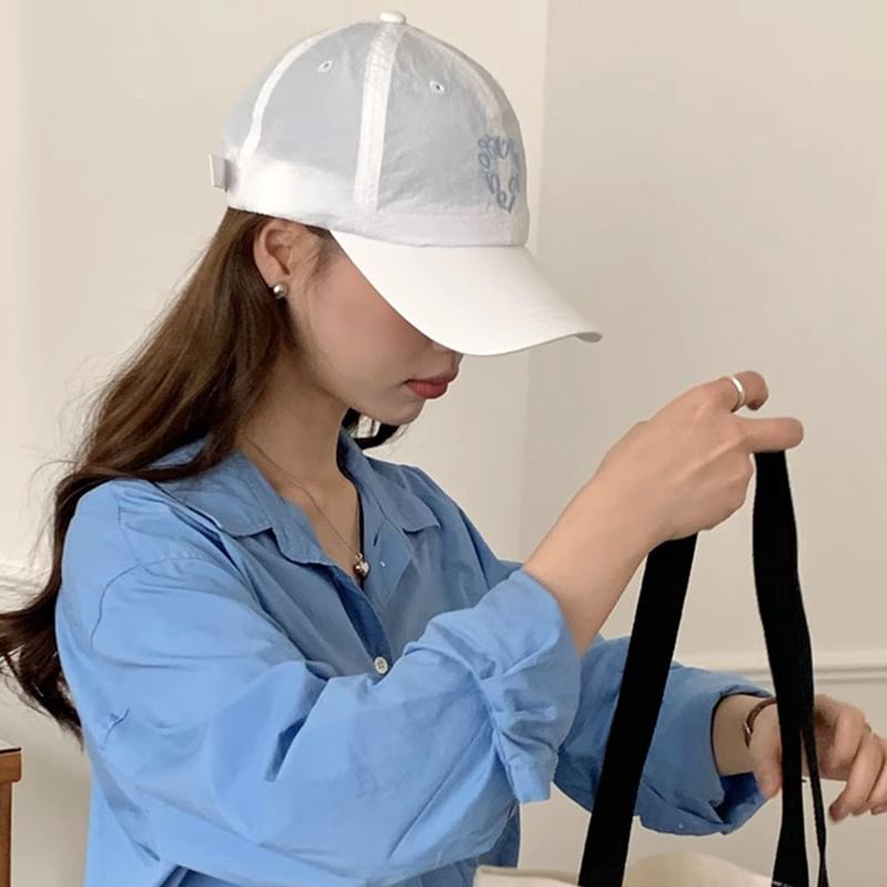Quick Cap Dry Embroidered Baseball