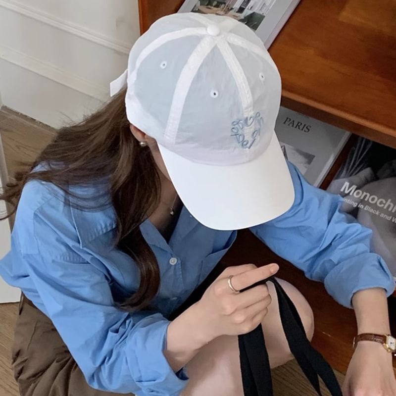 Quick Cap Dry Embroidered Baseball