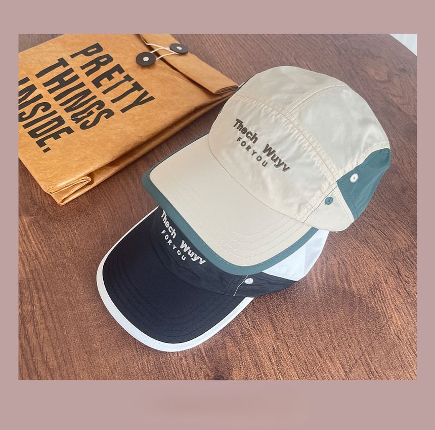 Cap Embroidered 5 Lettering Panel