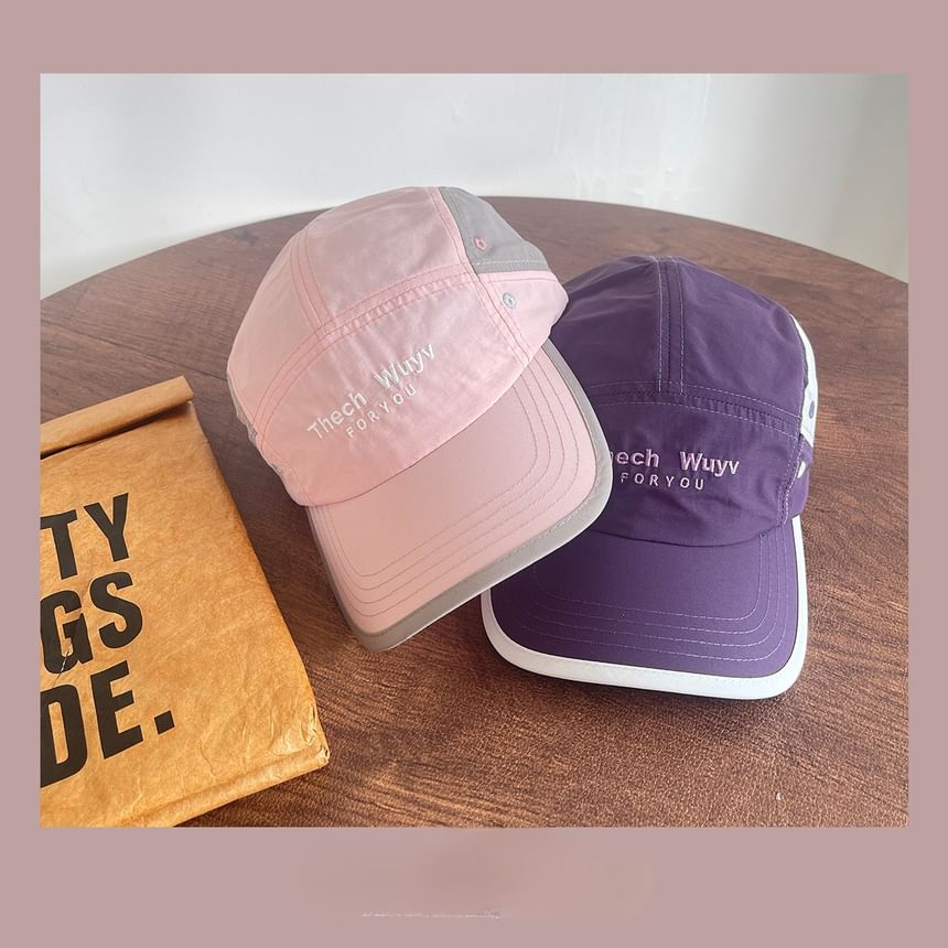 Cap Embroidered 5 Lettering Panel