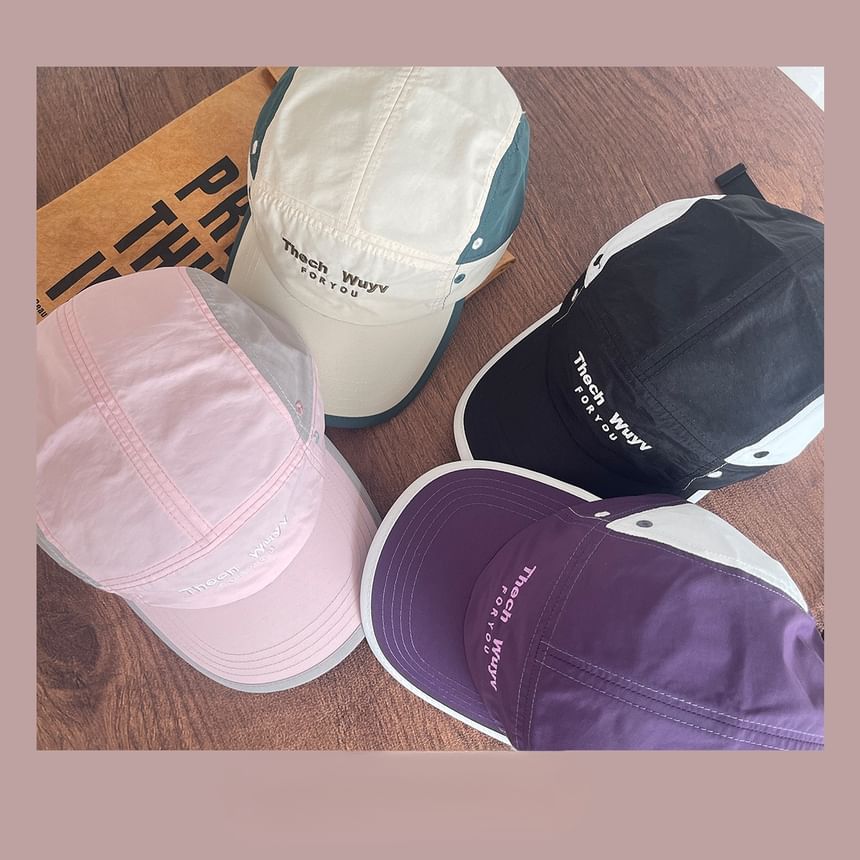 Cap Embroidered 5 Lettering Panel