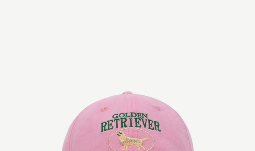 Dog Embroidered Baseball Cap