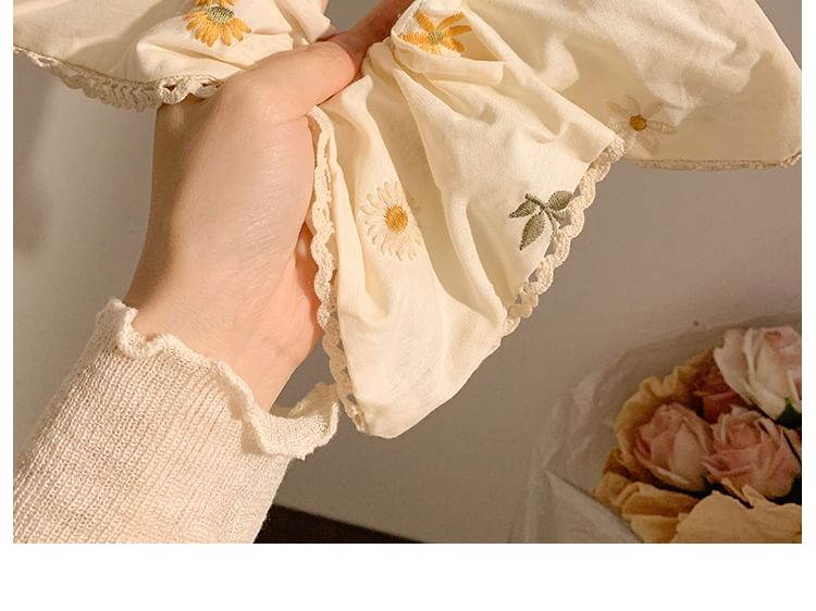 Bandana Floral (Various Scrunchie / Designs) Embroidered