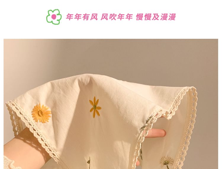 Bandana Floral (Various Scrunchie / Designs) Embroidered