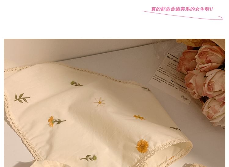 Bandana Floral (Various Scrunchie / Designs) Embroidered