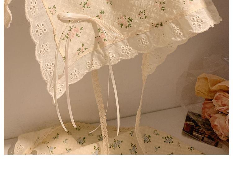 Trim Floral / Bandana Designs) (Various Lace Scrunchie