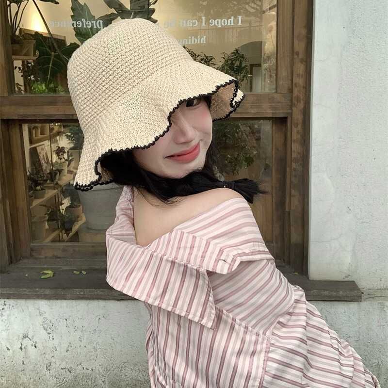 Straw Bucket Hat