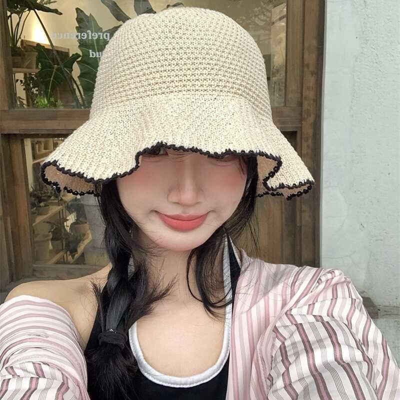 Straw Bucket Hat
