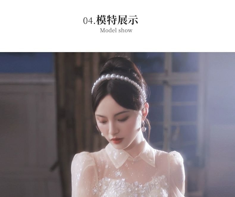 Short-Sleeve Sequin Collared Mesh A-Line Evening Gown