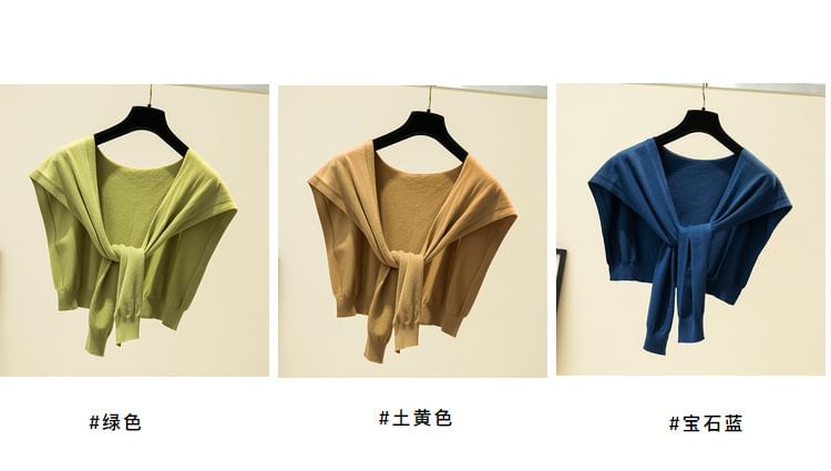 Shawl Knit Knot Plain