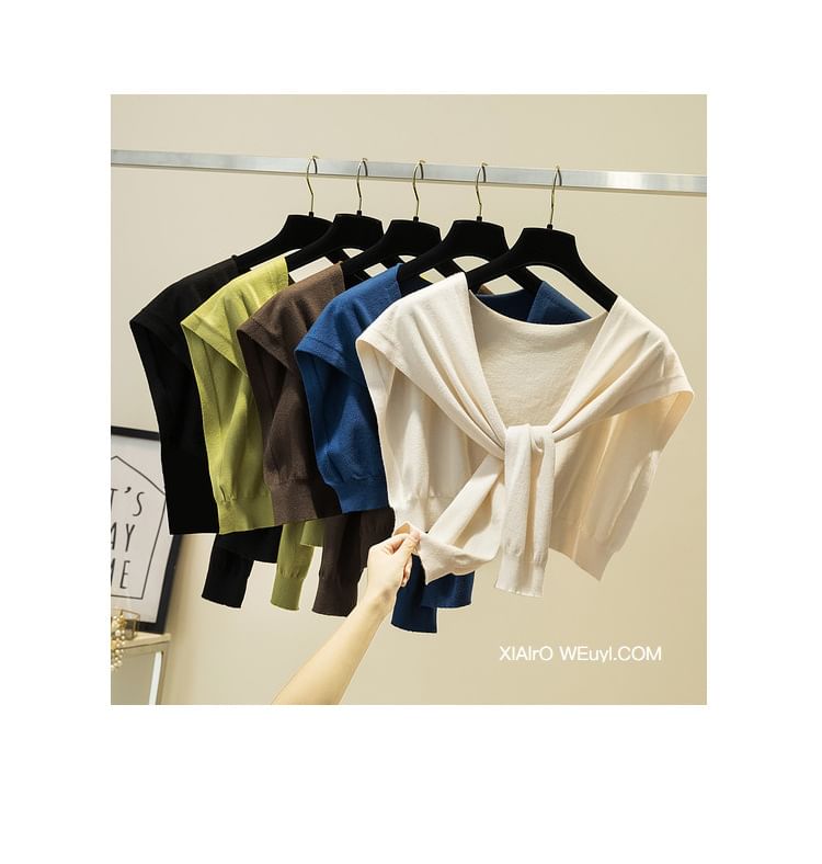 Shawl Knit Knot Plain