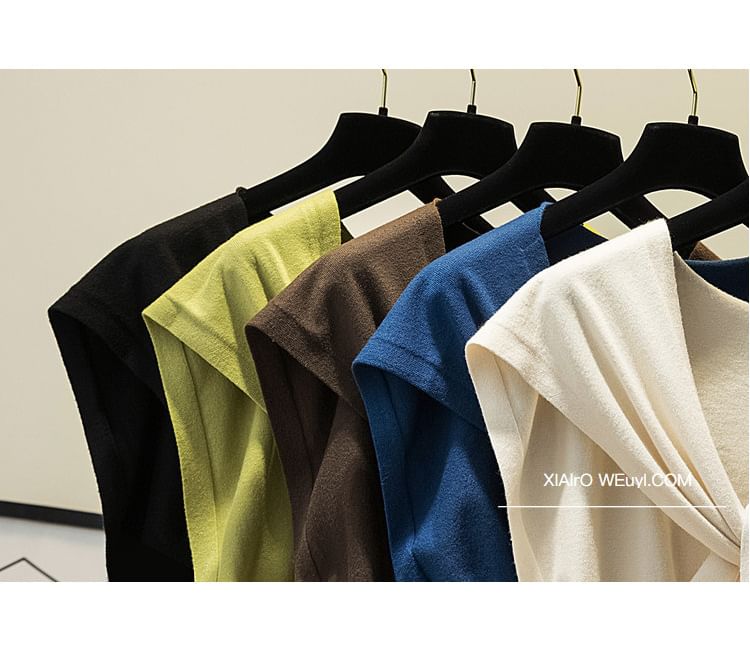 Shawl Knit Knot Plain