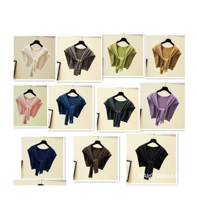 Shawl Knit Knot Plain