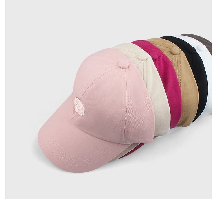 Top Baseball Lettering Open Cap Embroidered